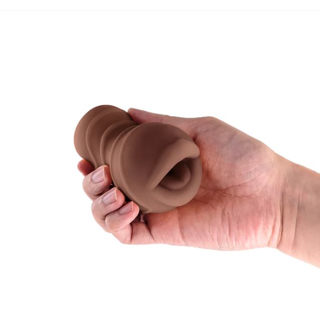 POCKET PALS MOUTH STROKER BROWN