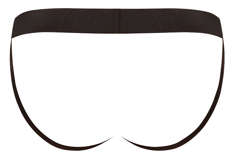JOCK SATIN LYCRA BLACK SMALL/ MEDIUM