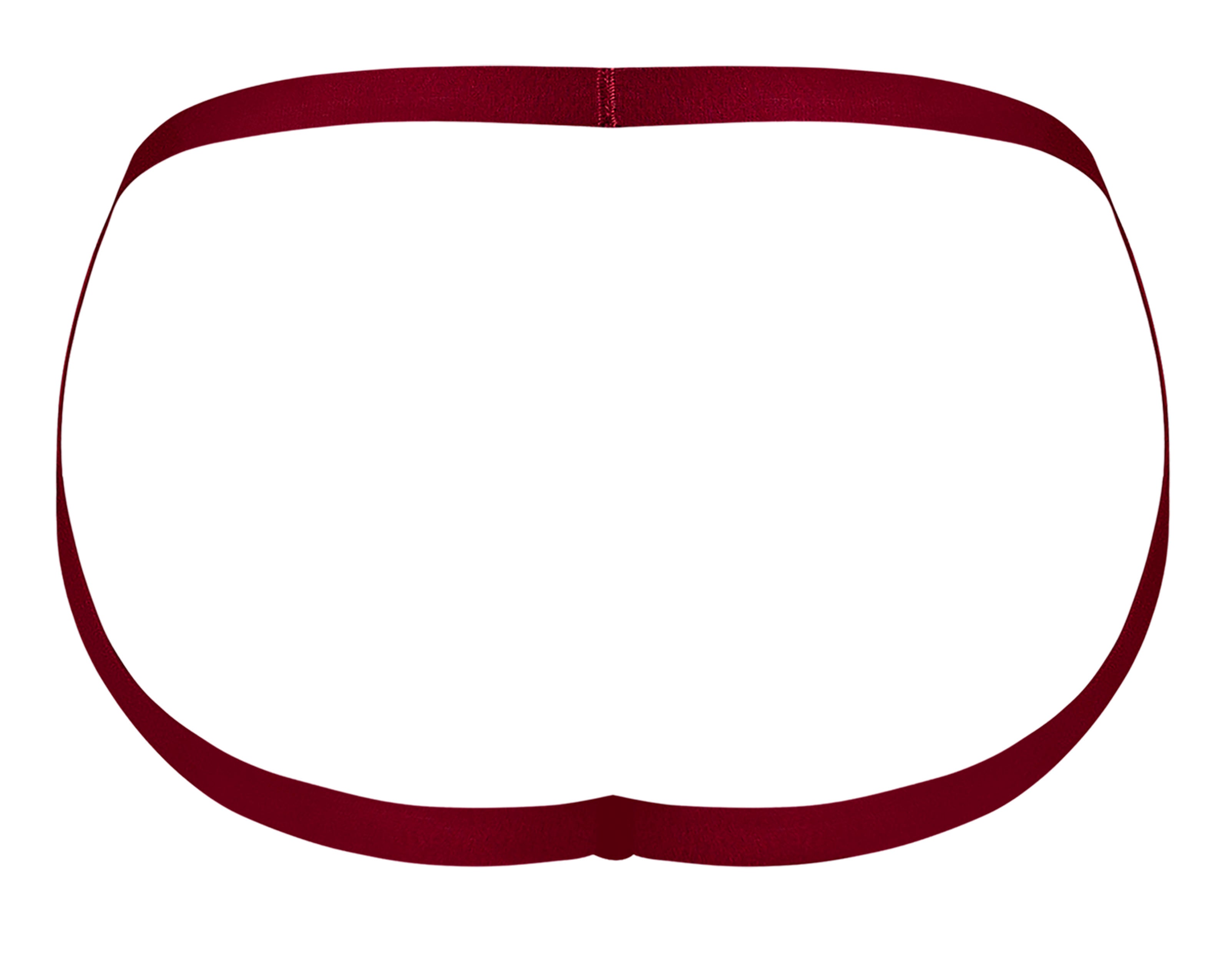 LUCIFER STRAPPY JOCK BURGUNDY L/XL