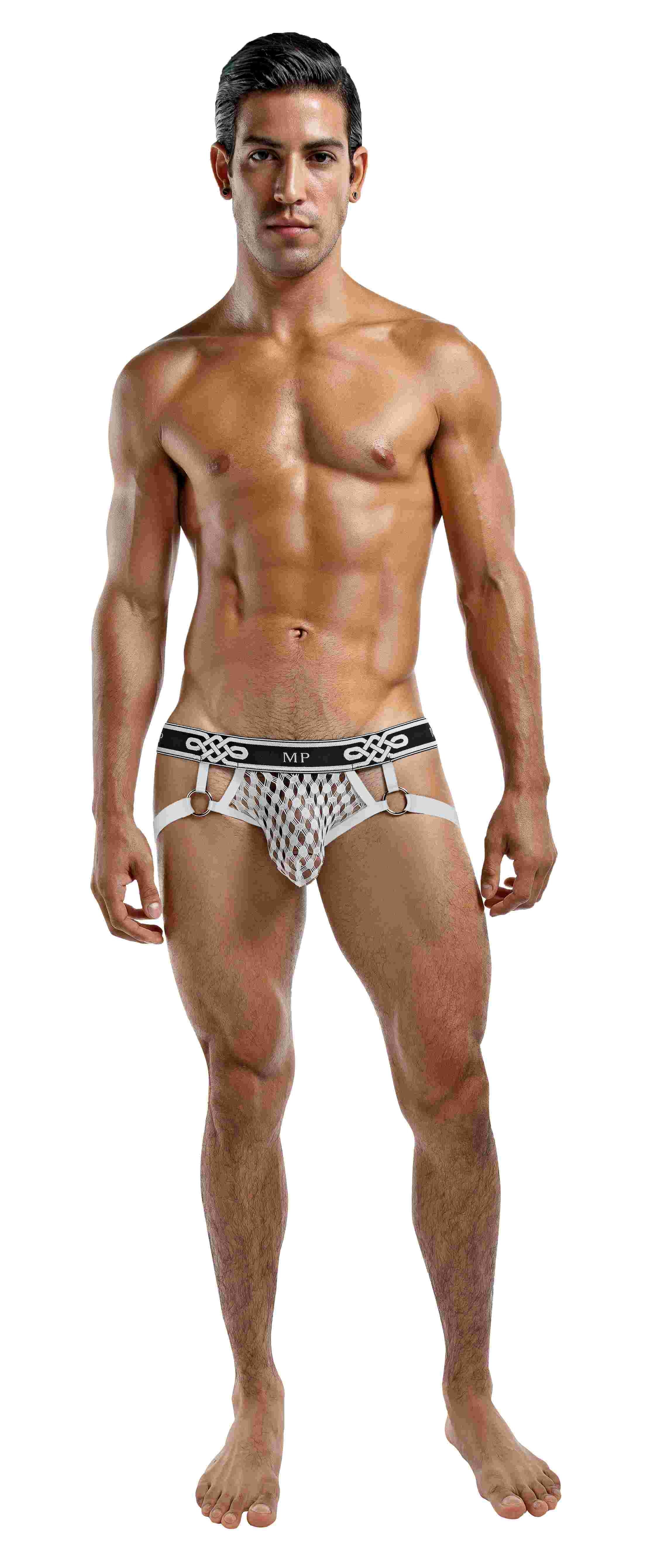 PEEP SHOW JOCK RING WHITE LARGE/ XL