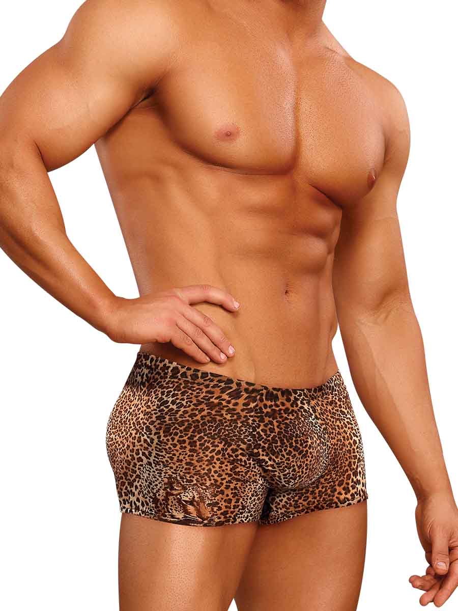 ANIMAL POUCH SHORT MEDIUM LEOPARD