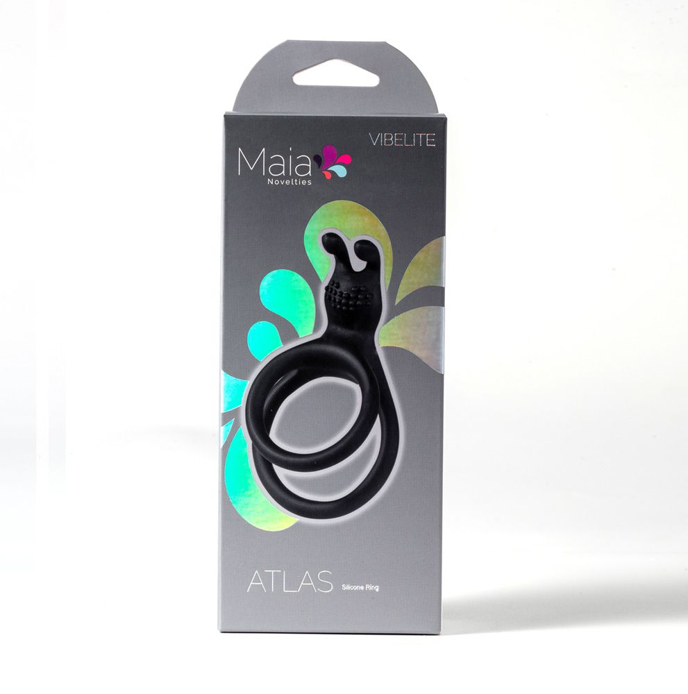 ATLAS SILICONE BUNNY HEADED COCK RING