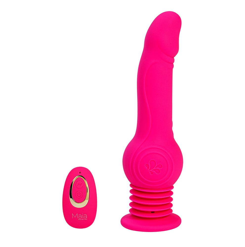 TEGAN JUMPING VIBRATING DONG W/ REMOTE