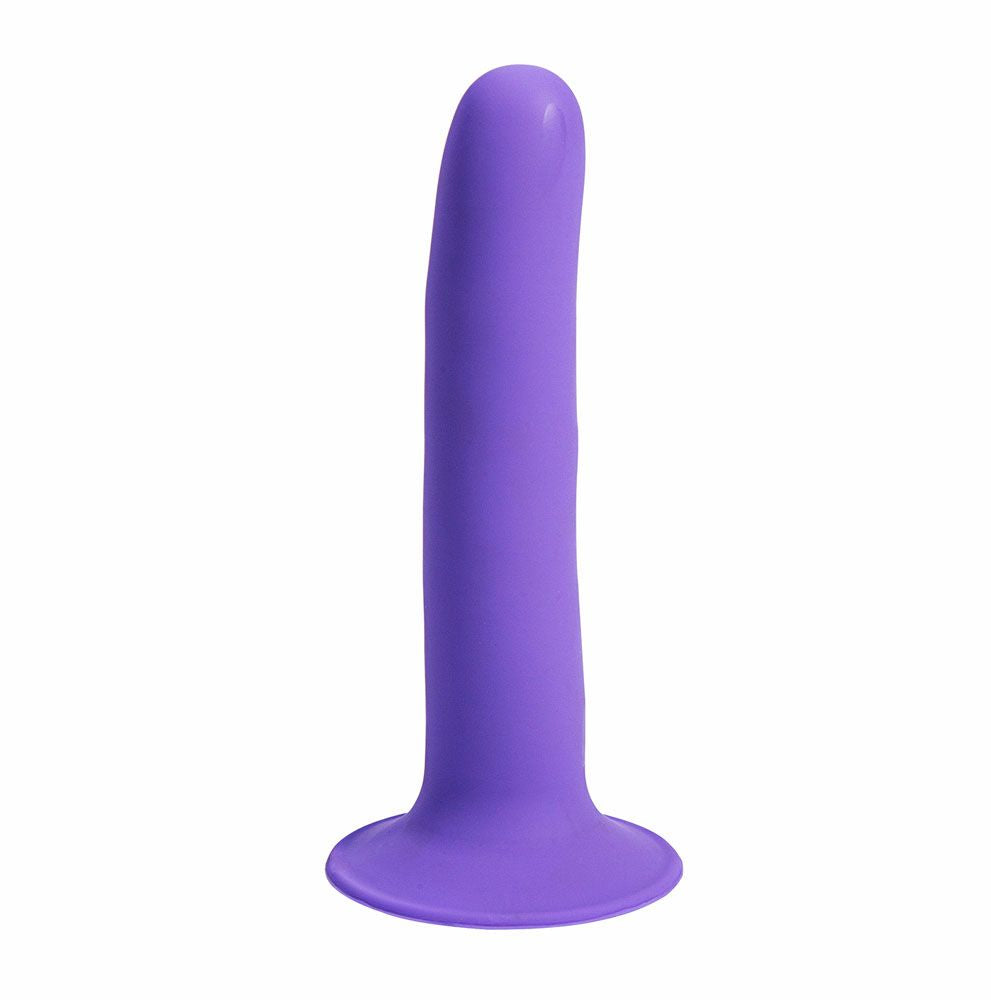 MARIN 8 IN POSABLE SILICONE DONG PURPLE