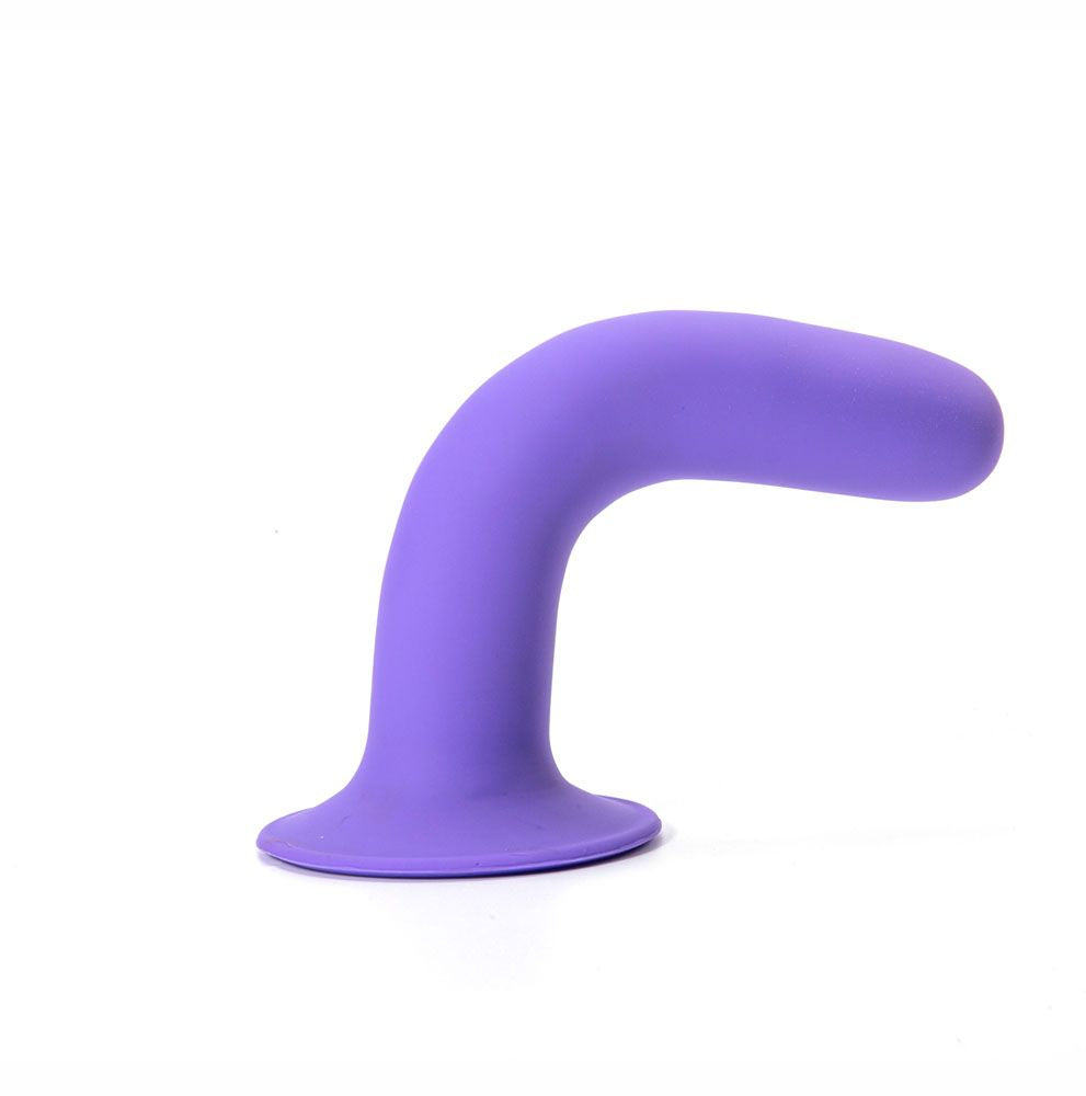 MARIN 8 IN POSABLE SILICONE DONG PURPLE
