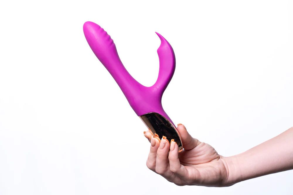 SKYLER SILICONE BENDABLE PURPLE RABBIT