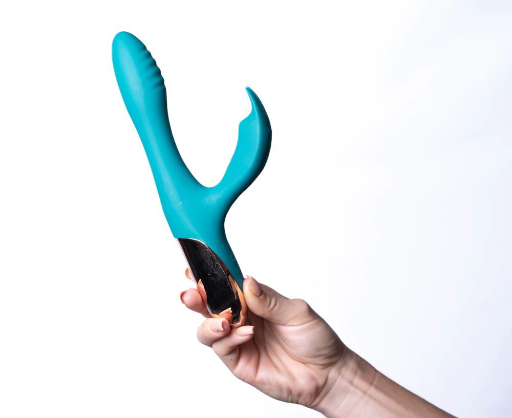 SKYLER SILICONE BENDABLE TEAL RABBIT