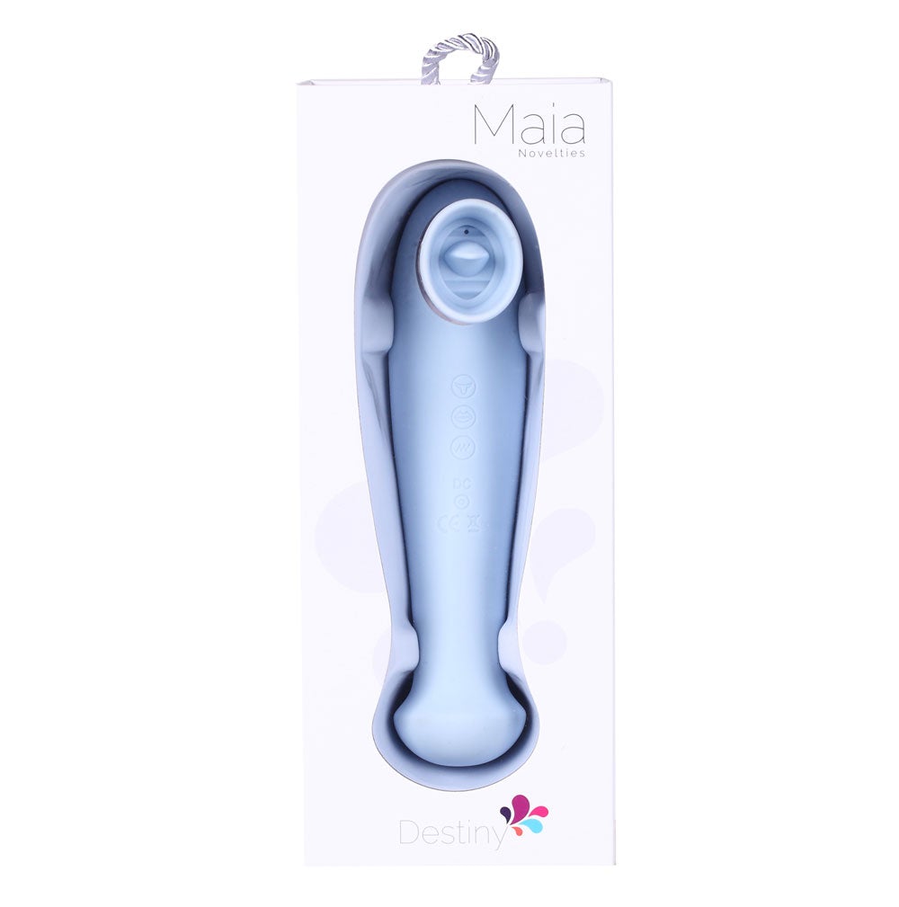 DESTINY BLUE SUCKING CLITORAL STIMULATOR