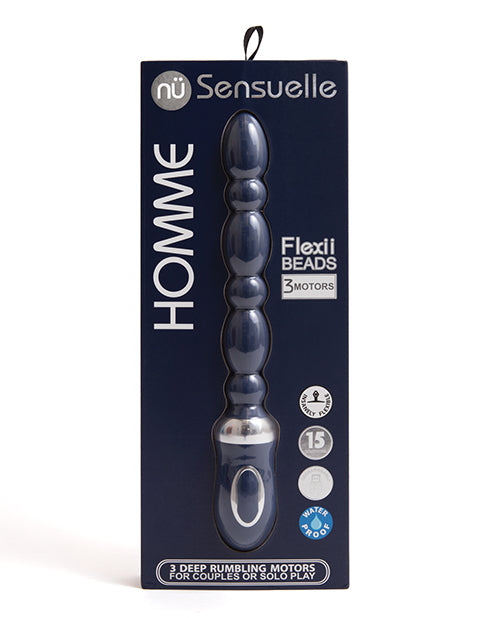 SENSUELLE HOMME FLEXII BEADS NAVY BLUE