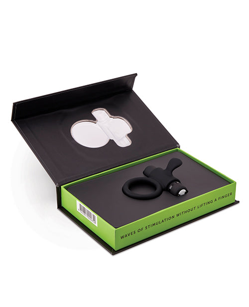 SENSUELLE SILICONE BULL RING BLACK