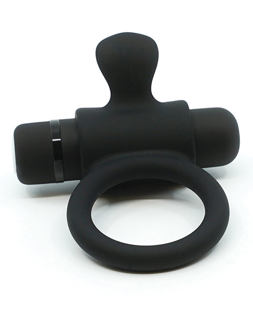 SENSUELLE SILICONE BULL RING BLACK