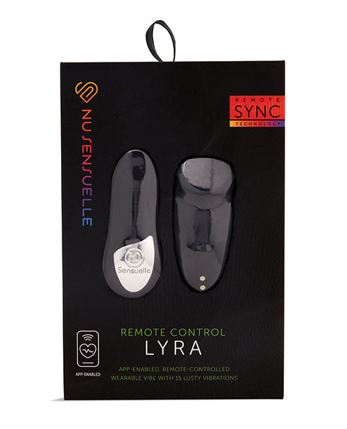 SENSUELLE LYRA APP PANTY VIBE BLACK
