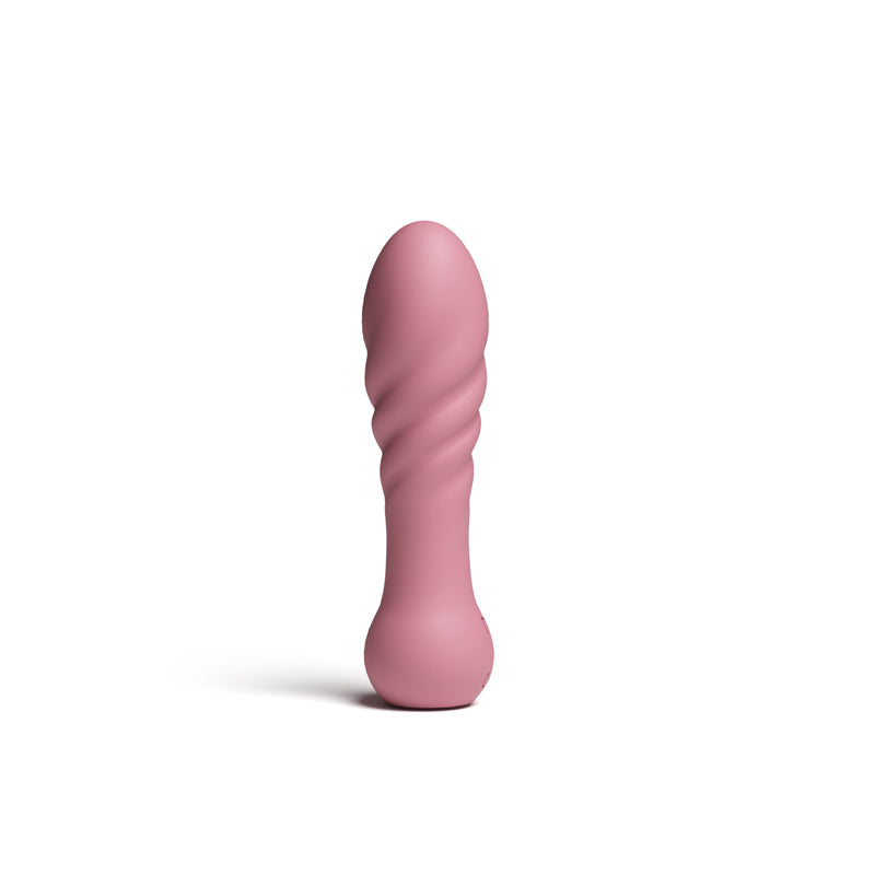 X & O'S LOVE DUSTY ROSE SILICONE RECHARGEABLE VIBE