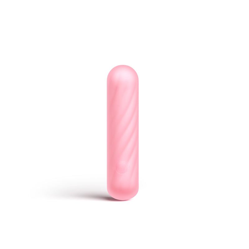 X & O'S CRAVE LIGHT PINK SILICONE RECHARGEABLE VIBE