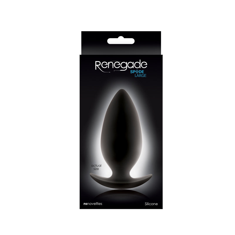 RENEGADE SPADES LARGE BLACK PLUG