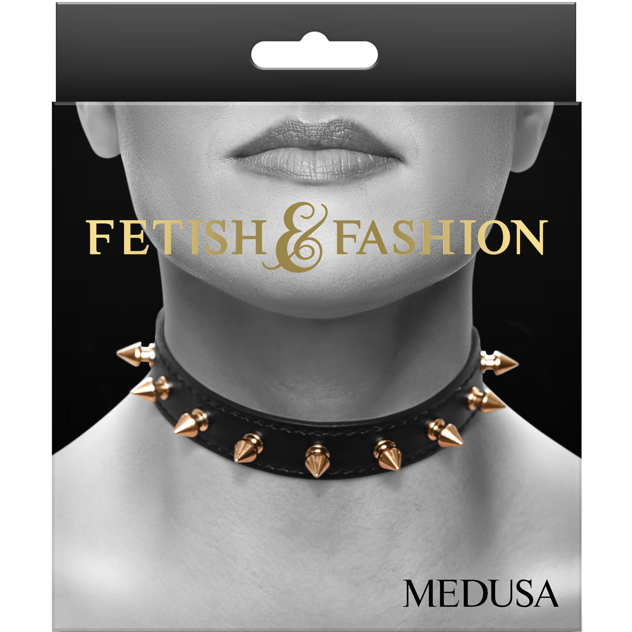 FETISH & FASHION MEDUSA COLLAR BLACK