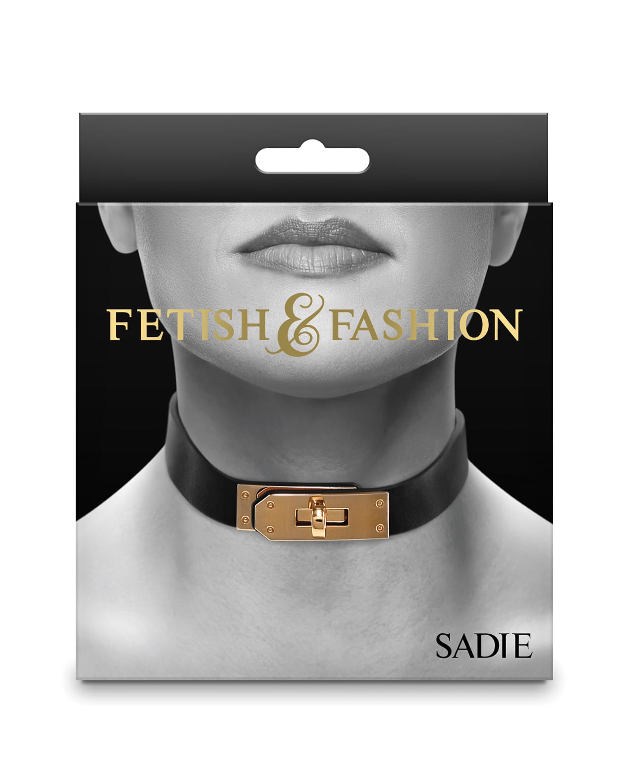 FETISH & FASHION SADIE COLLAR BLACK