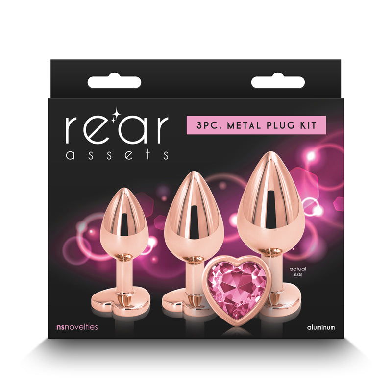 REAR ASSETS ROSE GOLD PINK HEART TRAINER KIT