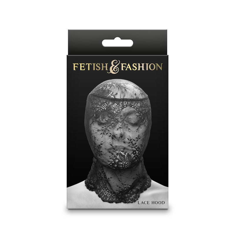 FETISH & FANTASY LACE HOOD BLACK