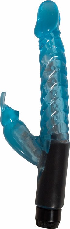 Jelly Mini Rabbit Vibro Wand – Blue