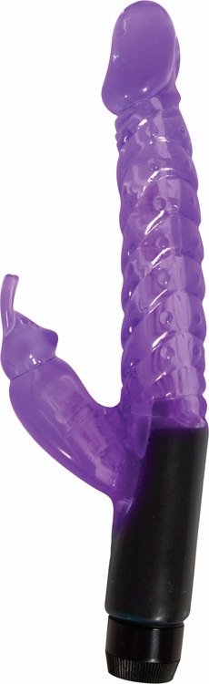 Jelly Mini Rabbit Vibro Wand – Purple