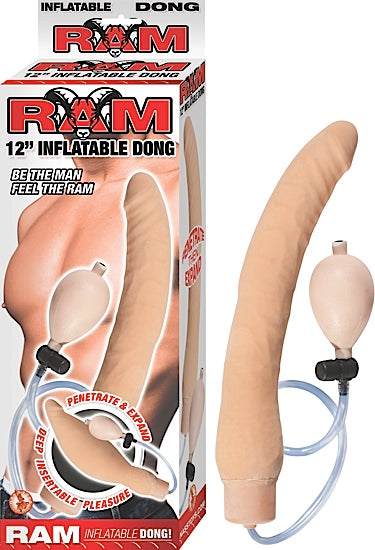 Ram 12" Inflatable Dong – Flesh