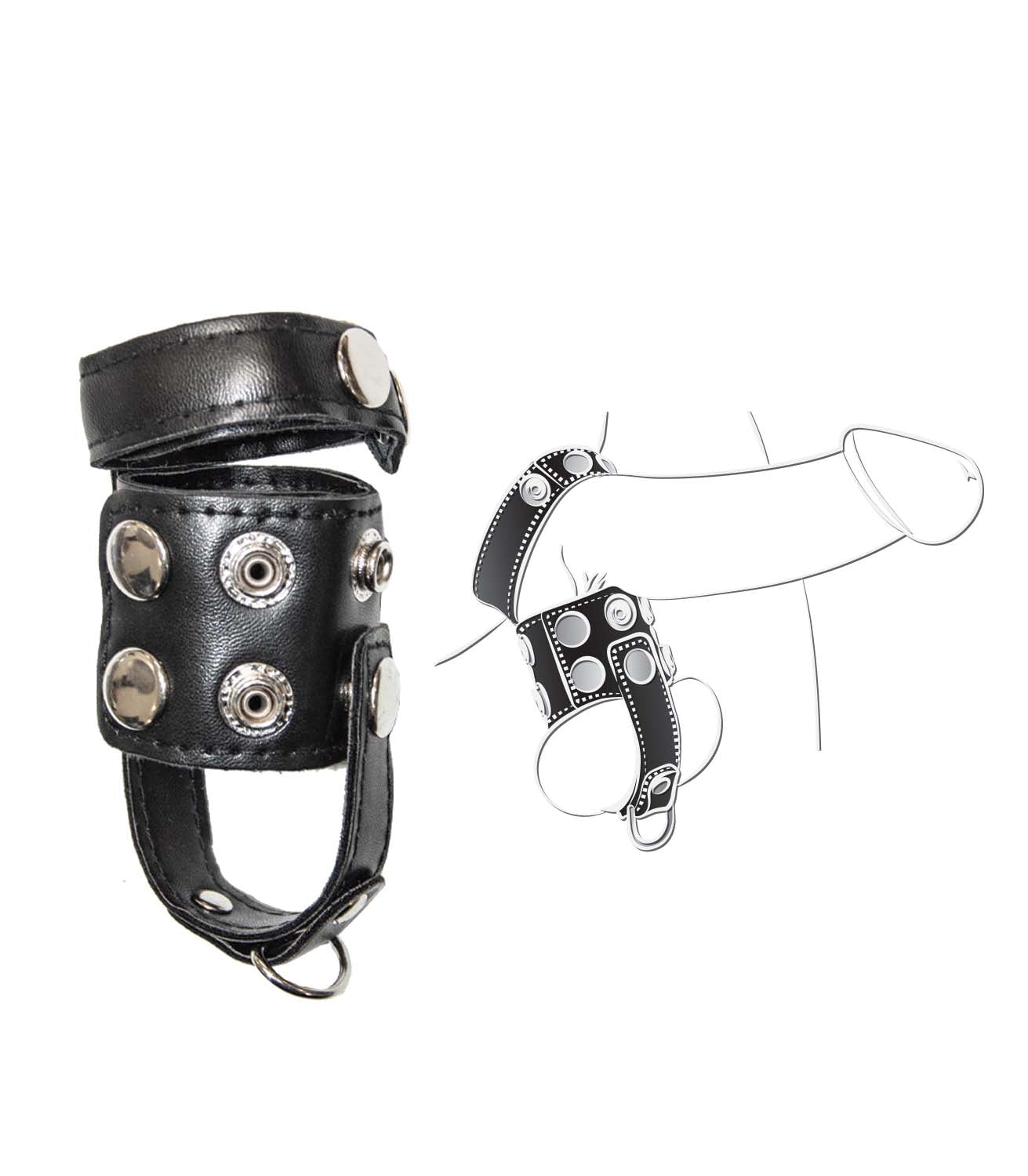 BALLGEAR BALL STRETCHER WITH SEPARATOR & D-RING BLACK
