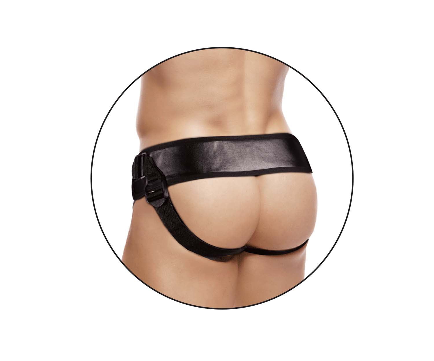 ERECTION ASSISTANT HOLLOW STRAP-ON 8IN WHITE