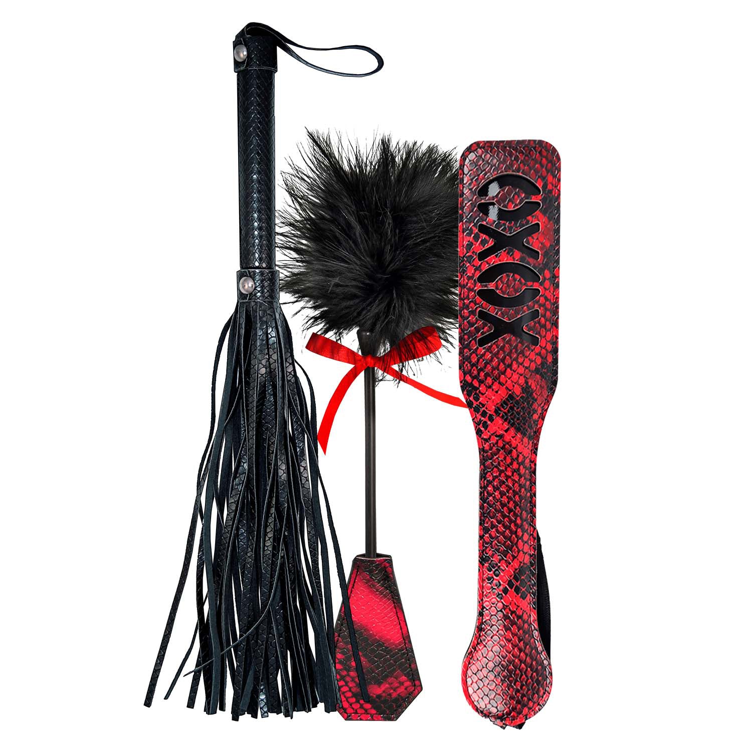 LOVERS KITS WHIP TICKLE & PADDLE