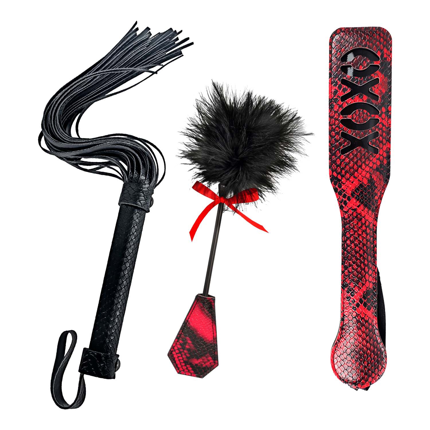 LOVERS KITS WHIP TICKLE & PADDLE