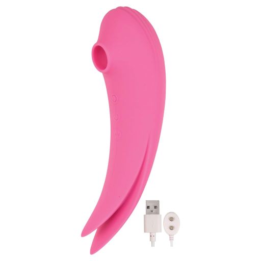 Mystique Vibrating Suction Vibe – Pink