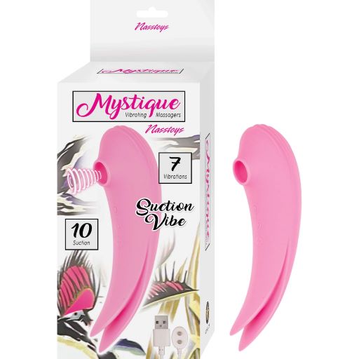 Mystique Vibrating Suction Vibe – Pink