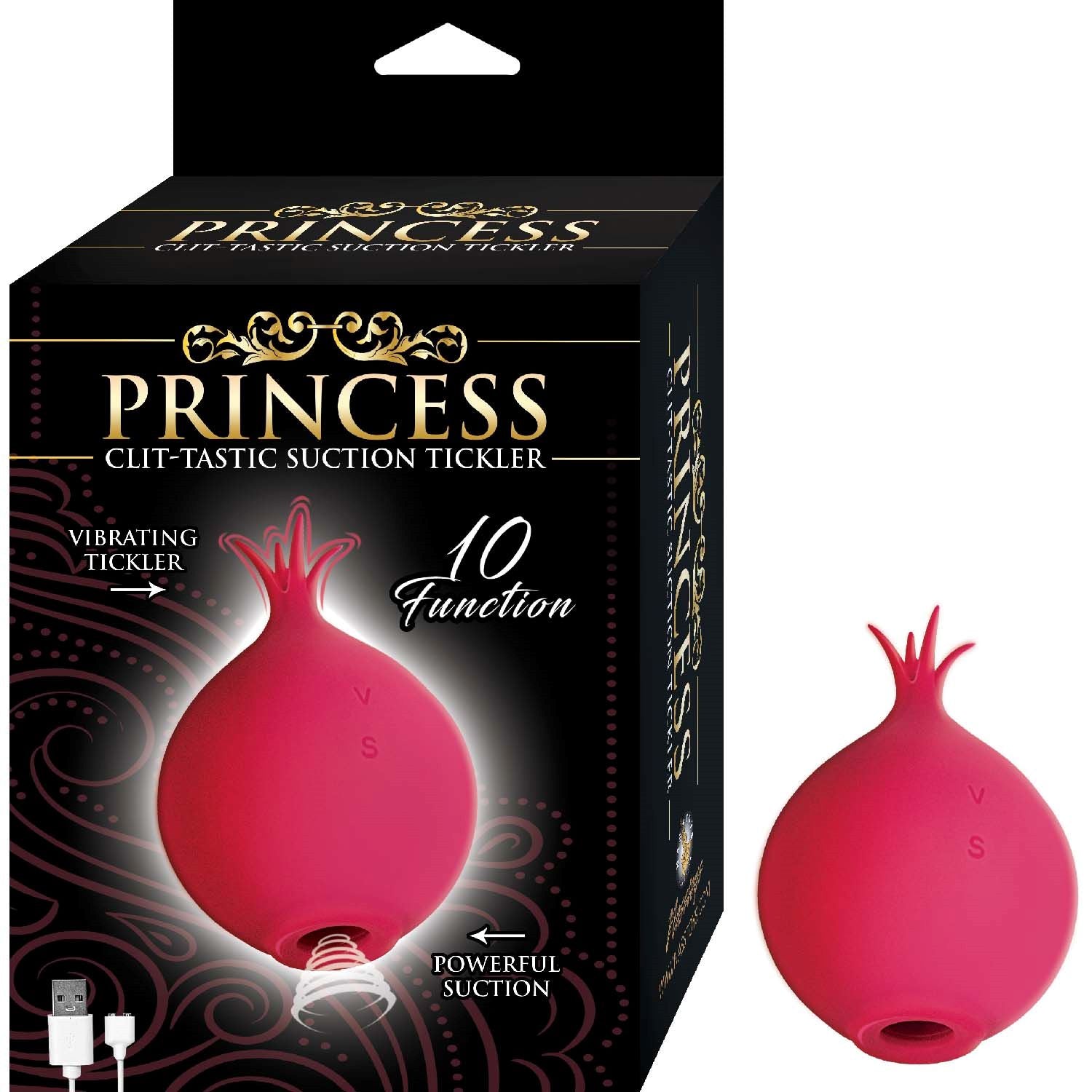 Princess Clit-Tastic Suction Tickler – Red