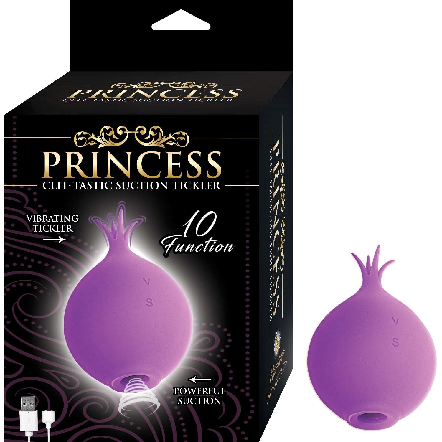 Princess Clit-Tastic Suction Tickler – Lavender