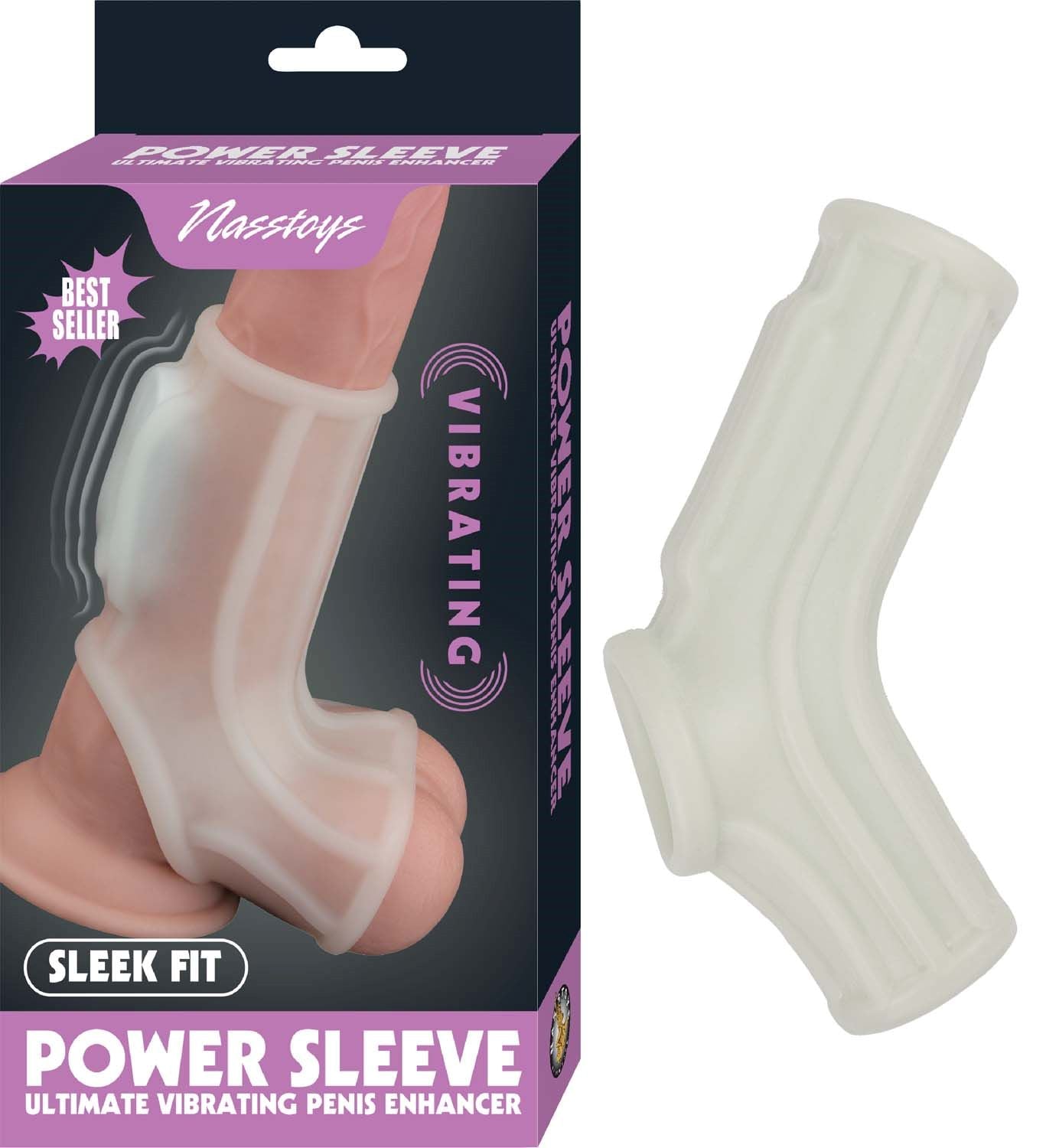 Vibrating Power Sleeve Sleek Fit – White