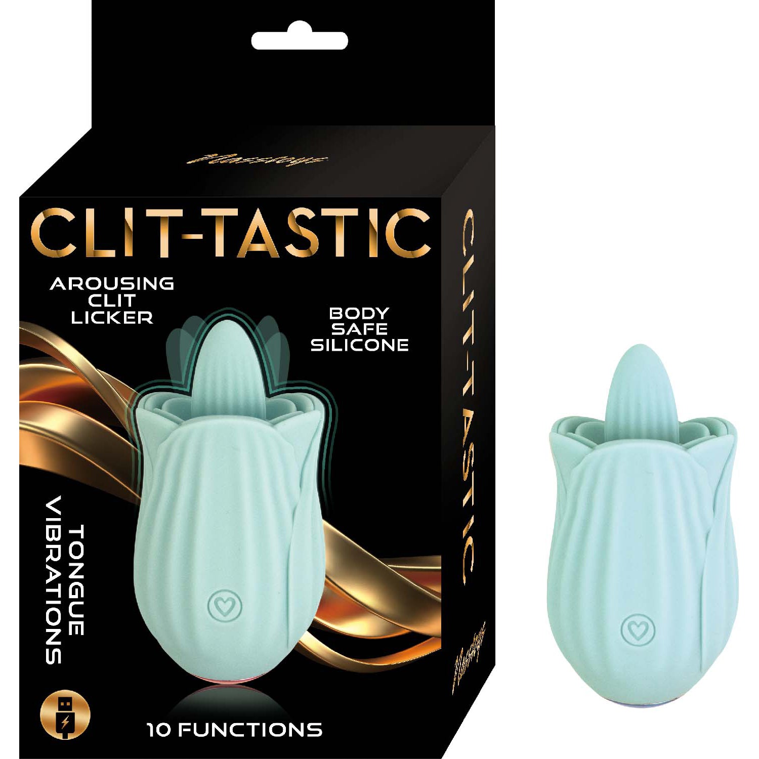 Clit-Tastic Arousing Clit Licker – Aqua