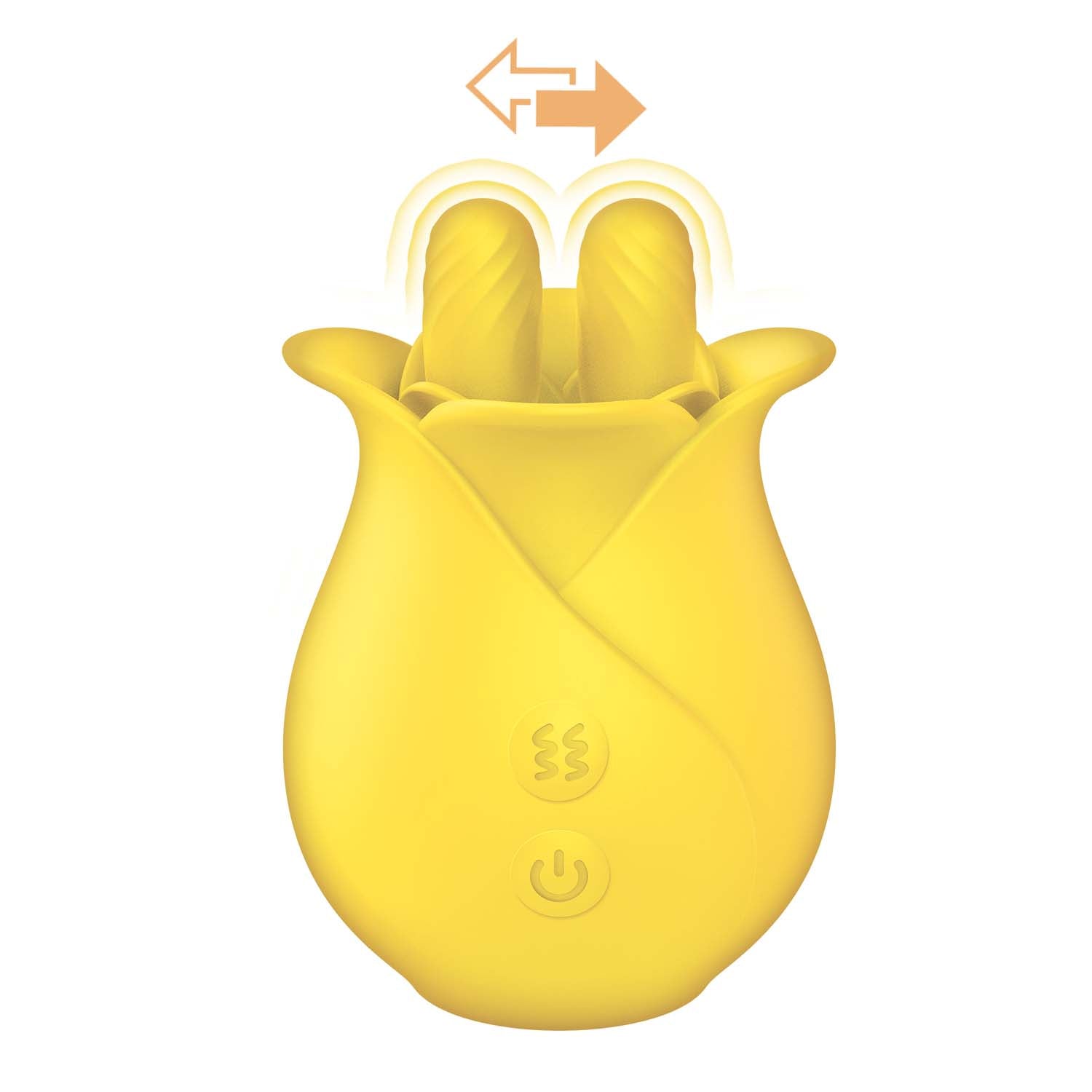 Clit-Tastic Tulip Finger Massager – Yellow