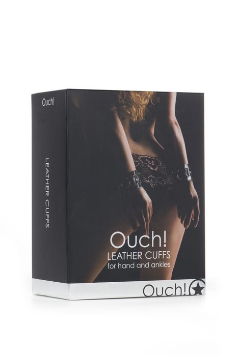 LEATHER CUFFS BLACK