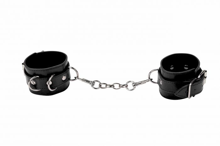 LEATHER CUFFS BLACK