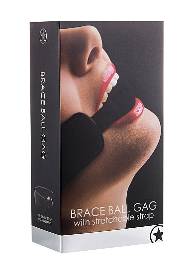 (D) BRACE BALL GAG BLACK