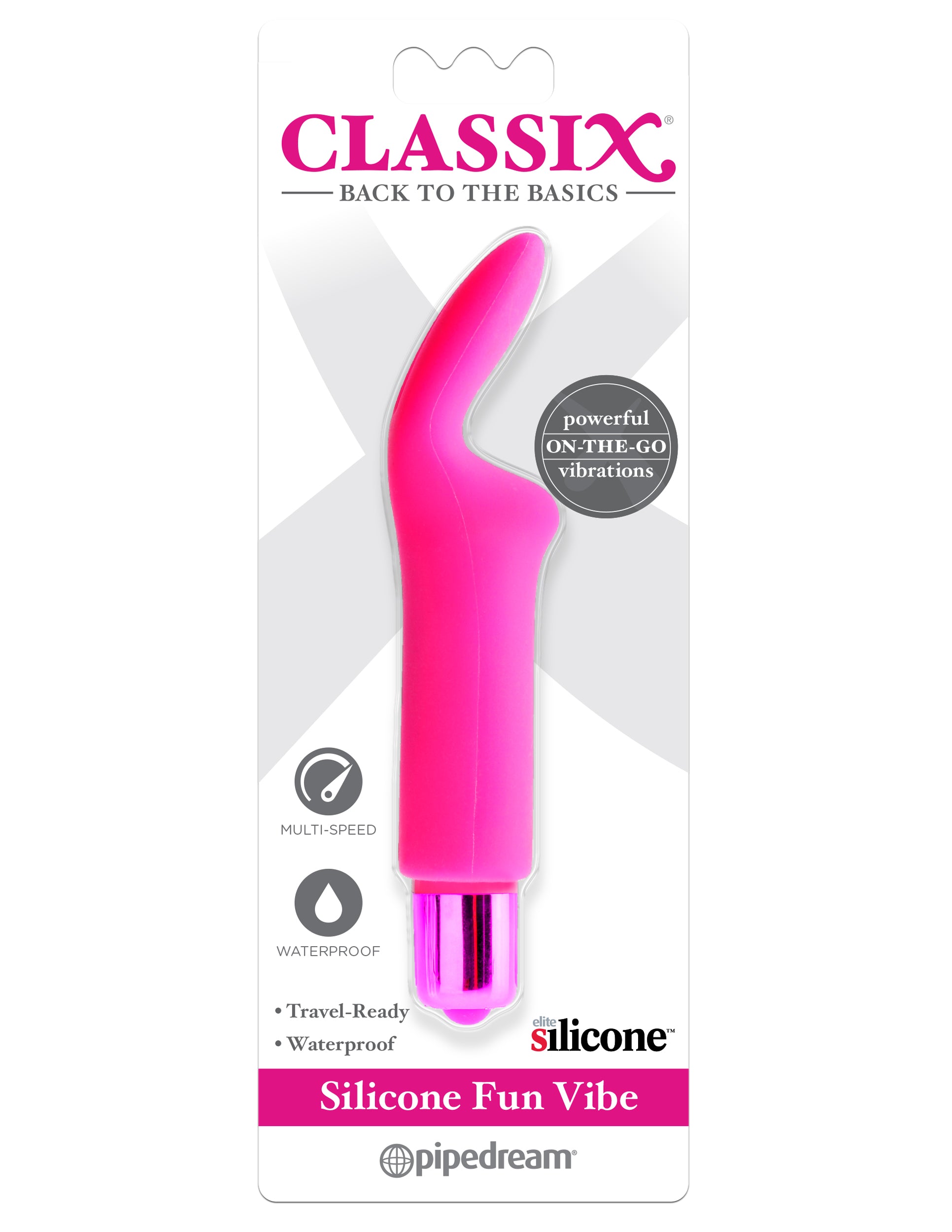 Classix Silicone Fun Vibe – Pink