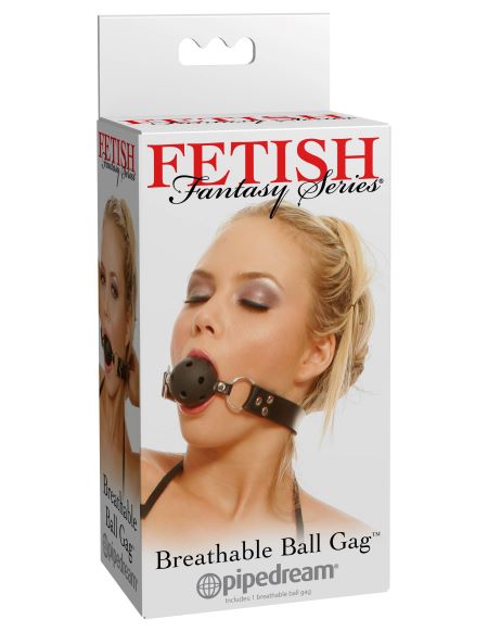 FETISH FANTASY BREATHABLE BALL GAG W/ ADJUSTABLE STRAP
