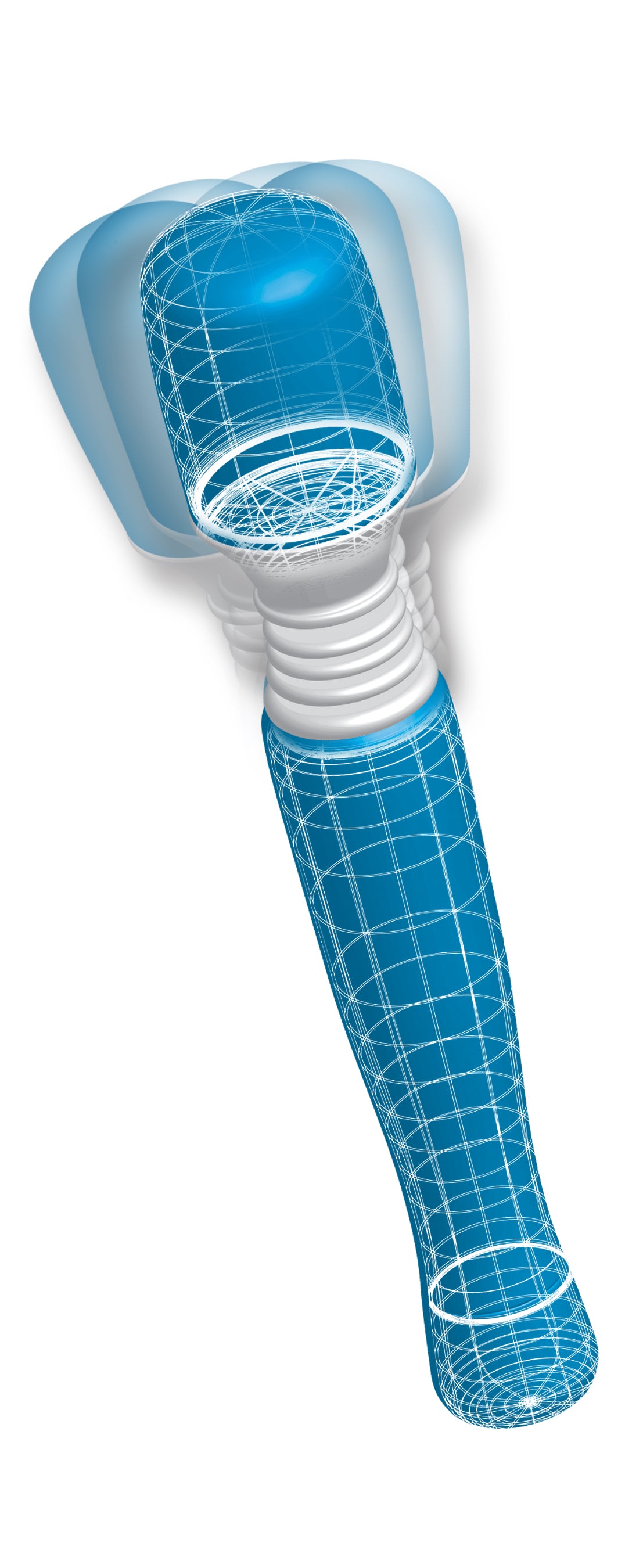MINI WANACHI MASSAGER BLUE