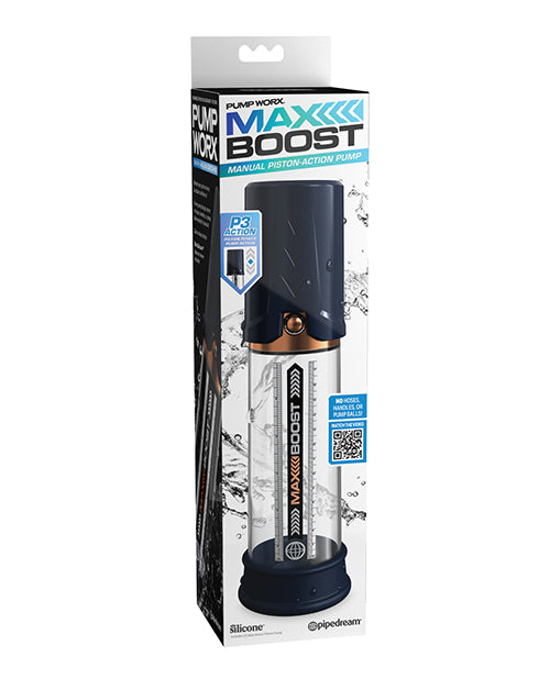Pump Worx Max Boost – Blue/Clear