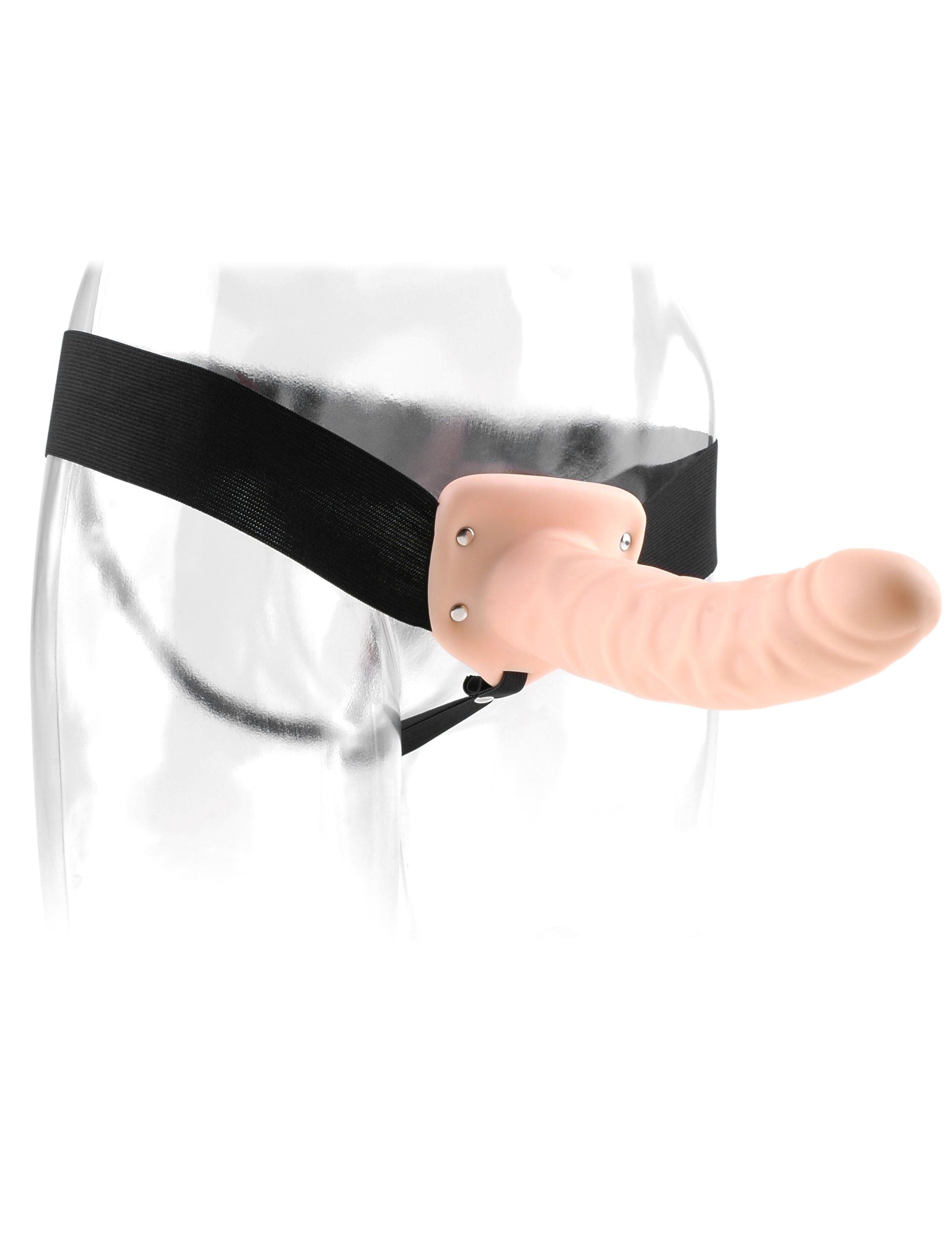 Fetish Fantasy 8" Hollow Strap-On – Flesh