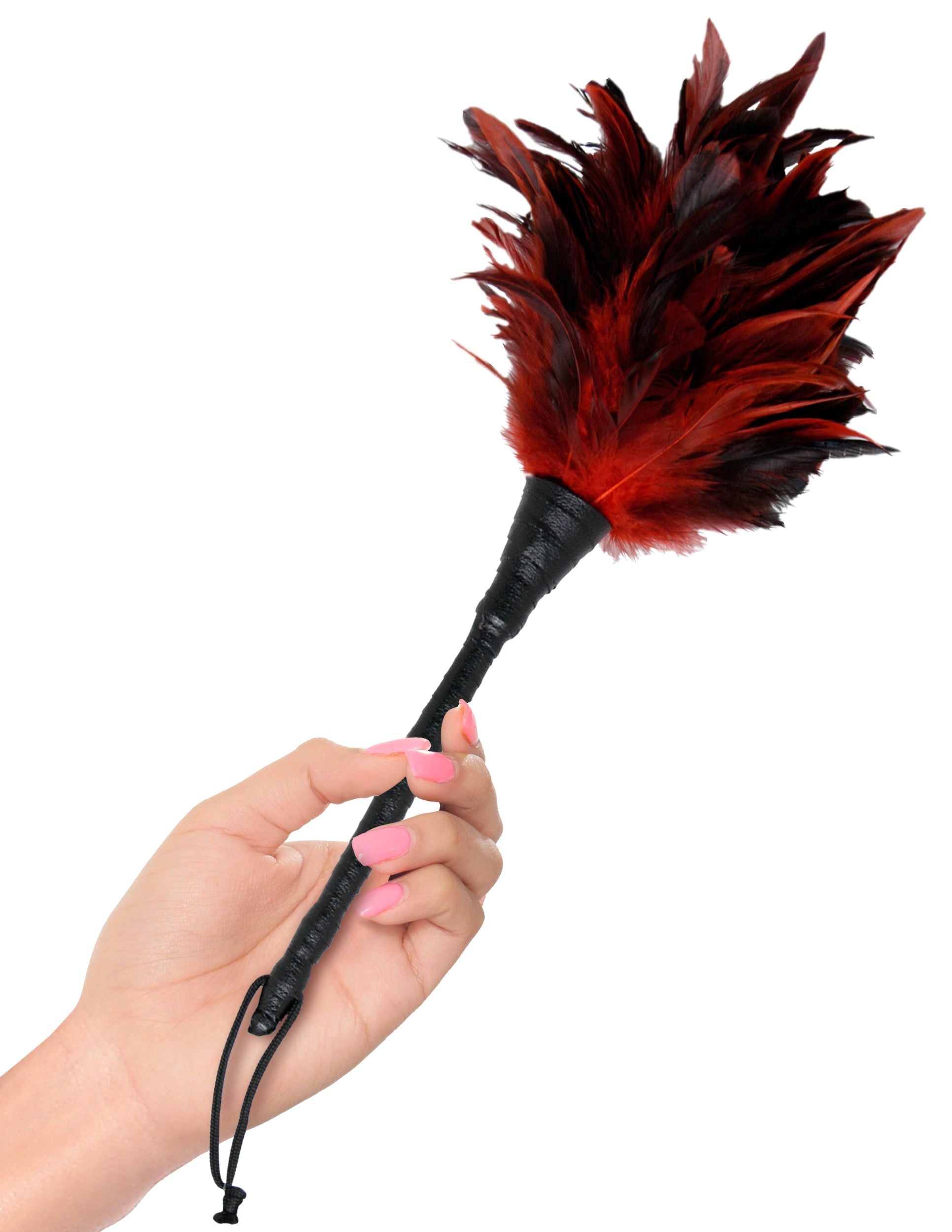 FETISH FANTASY FRISKY FEATHER DUSTER RED
