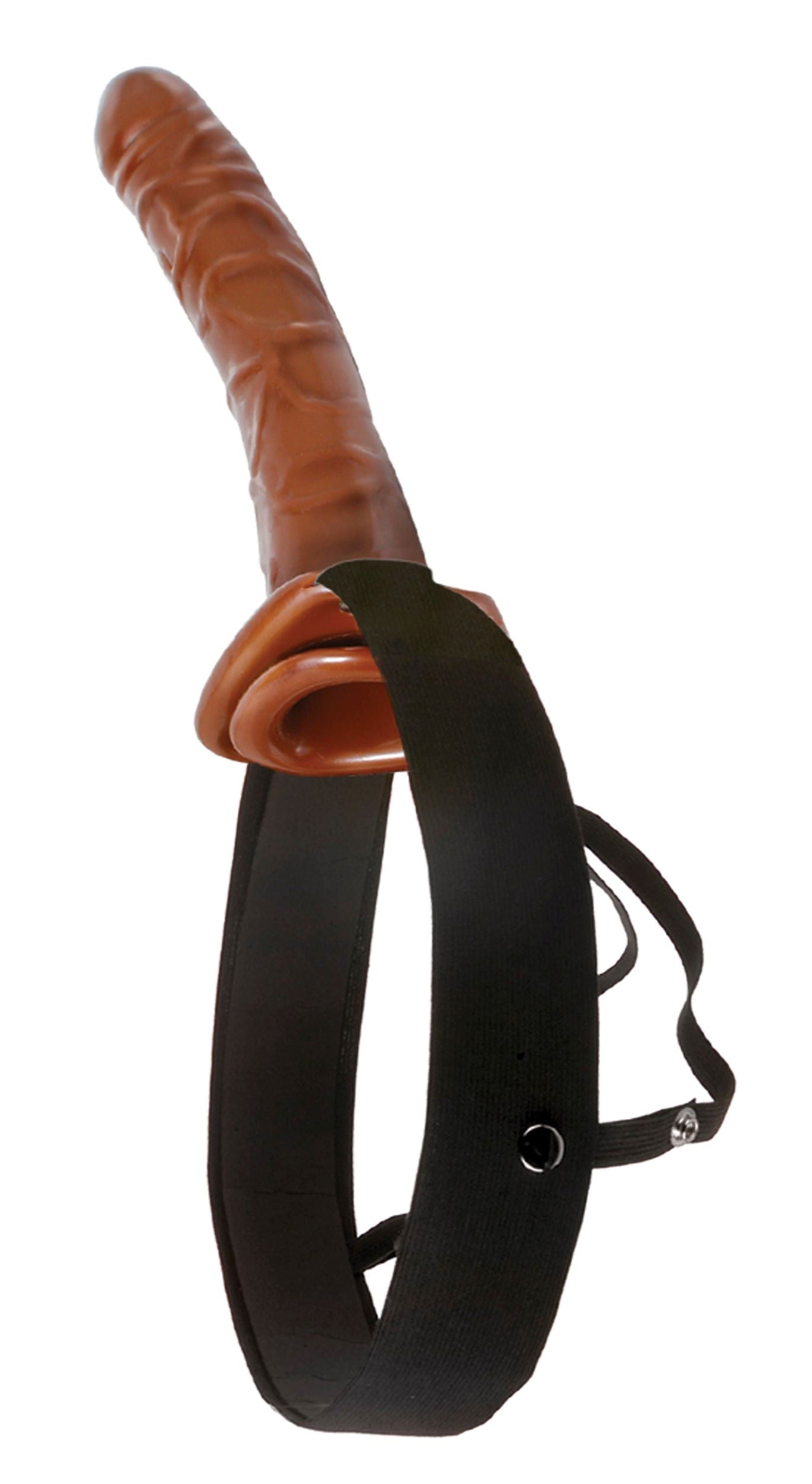 Fetish Fantasy 10" Chocolate Dream Hollow Strap-On
