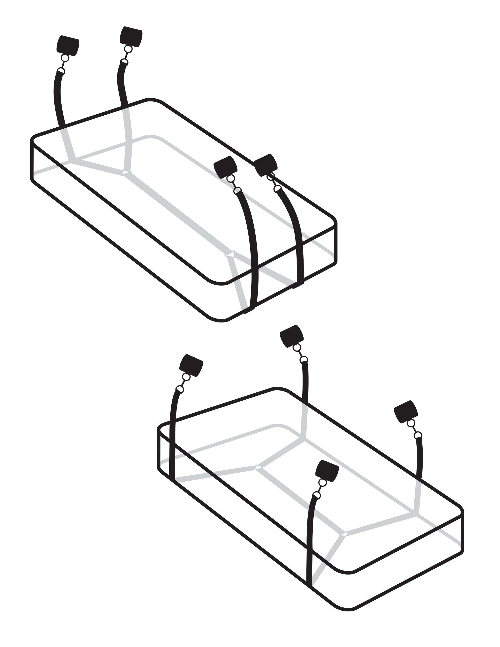 FETISH FANTASY LIMITED EDITION WRAPAROUND MATTRESS RESTRAINTS