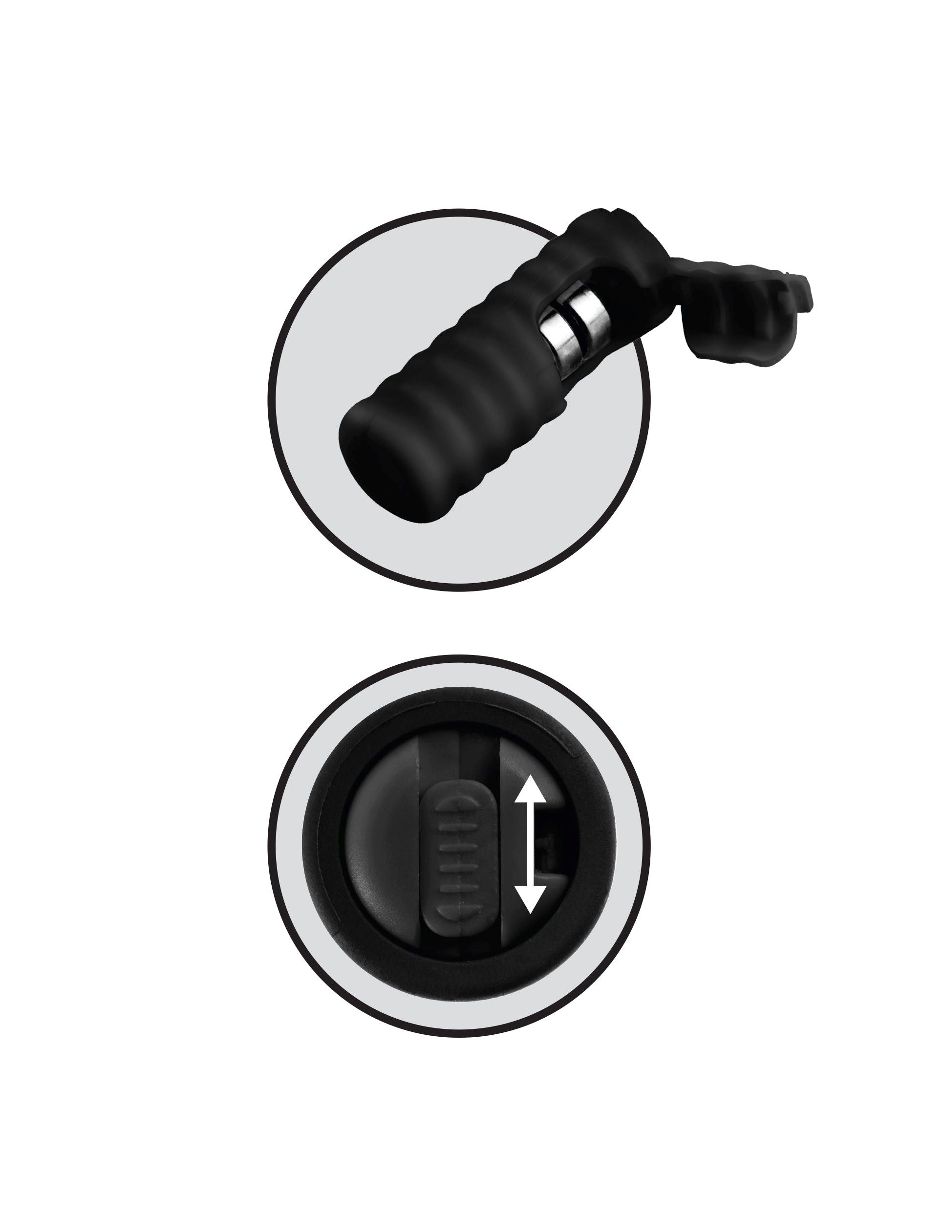 FETISH FANTASY LIMITED EDITION VIBRATING SILICONE NIPP