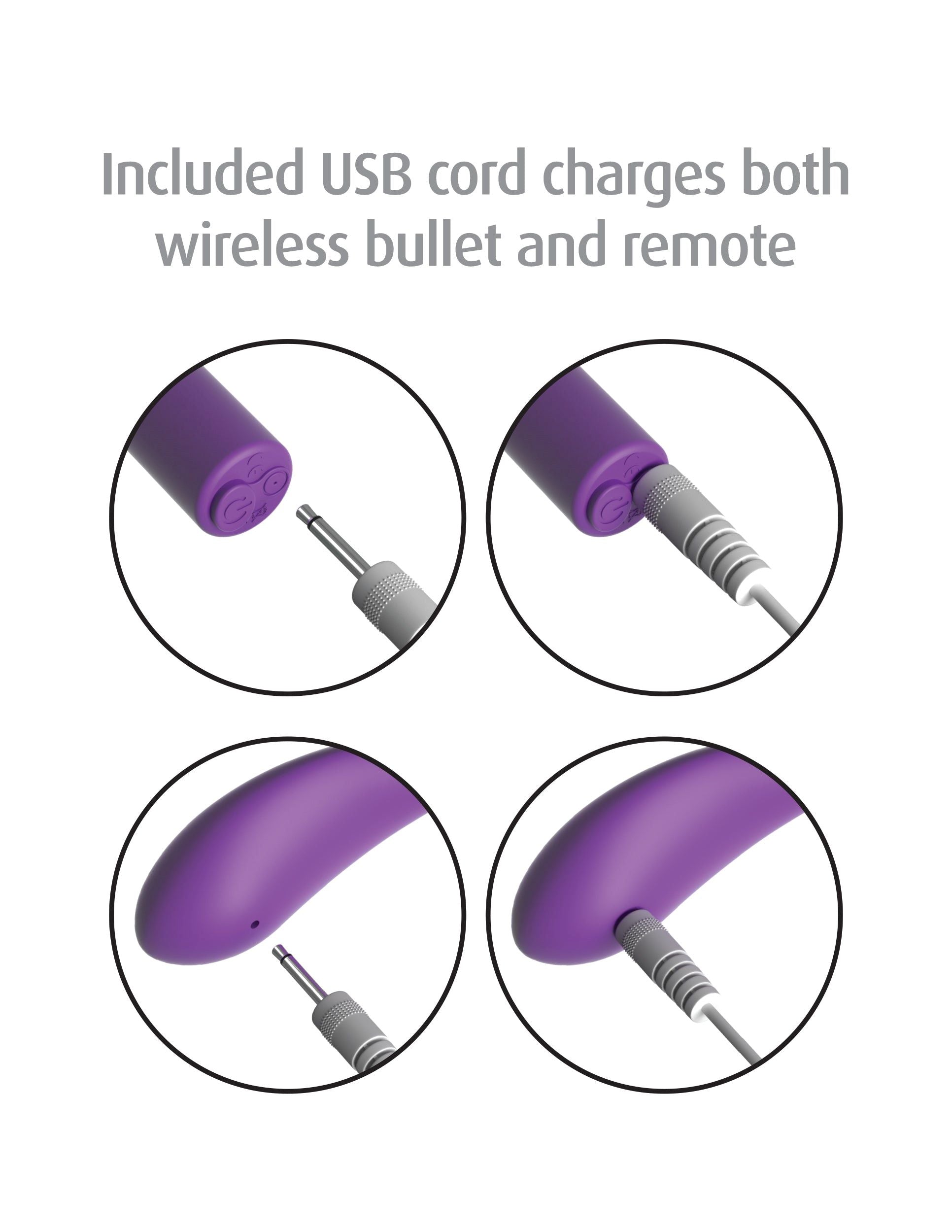 FANTASY FOR HER HER REMOTE CONTROL RECHARGEABLE BULLET